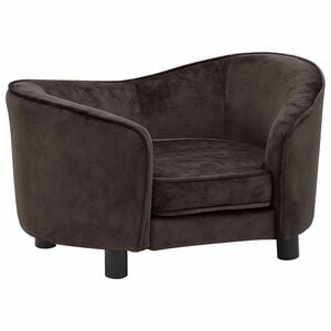 vidaXL hundesofa 69x49x40 cm plys brun