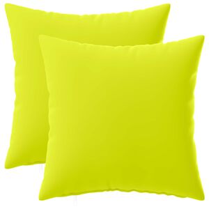 vidaXL Pudebetr&aelig;k 2 pcs HEERLEN Lys gr&oslash;n 30 x 30 cm Polyester