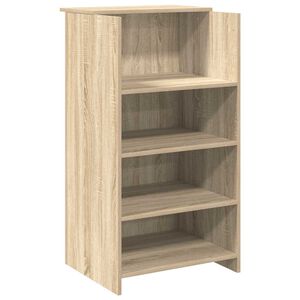 vidaXL receptionsdisk Sonoma eg 55x50x103,5 cm konstrueret tr&aelig;
