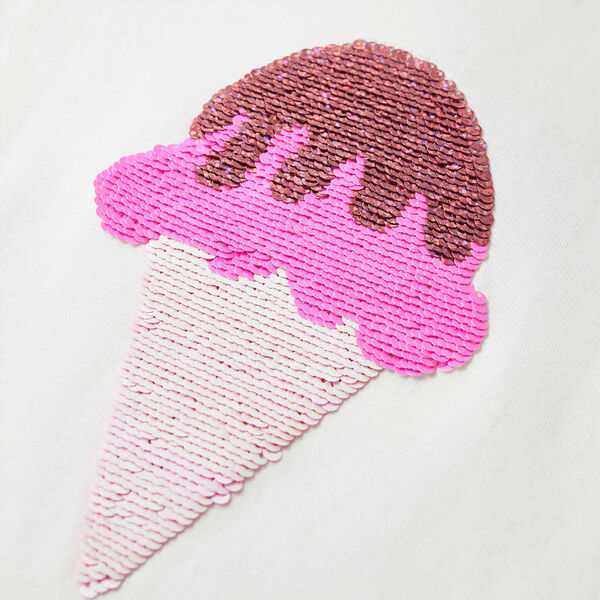 T-shirt til børn str. 92 ecrufarvet