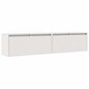 vidaXL v&aelig;gskabe 2 stk. 80x30x35 cm massivt fyrretr&aelig; hvid