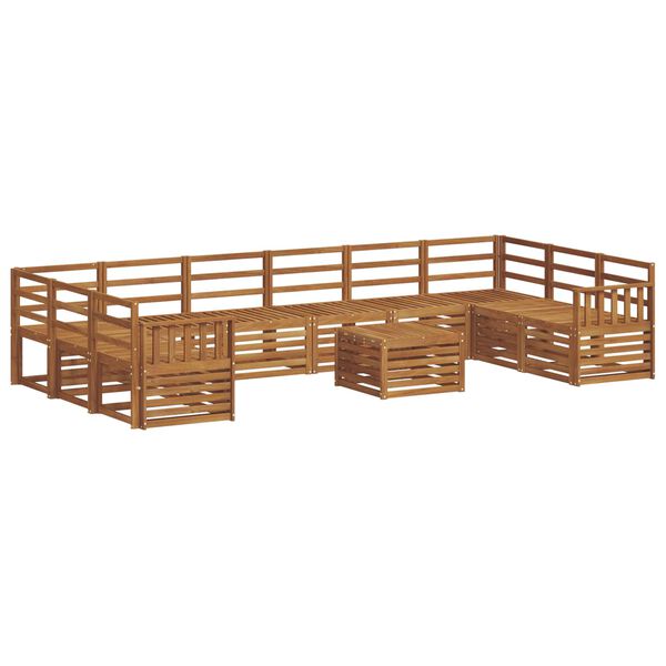 vidaXL Sofas&aelig;t Naturfarvet Massivt Akacietr&aelig;