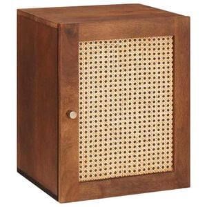 vidaXL Badev&aelig;relsesskab Brun 38 x 33,5 x 48 cm Konstrueret tr&aelig;