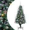 vidaXL Kunstigt juletr&aelig; med stativ Gr&oslash;n 150 cm PVC og St&aring;l og Plastik