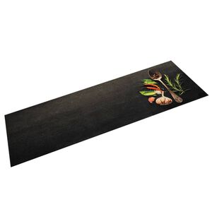 vidaXL k&oslash;kkent&aelig;ppe 45x150 cm krydderidesign vaskbart velour