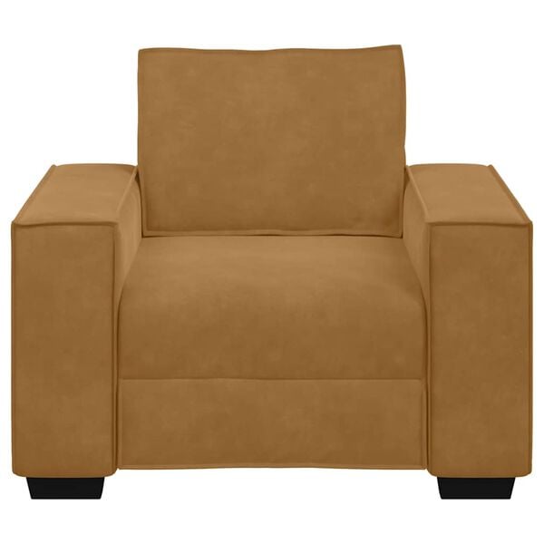 vidaXL sofastol 100x78x84 cm fl&oslash;jl brun