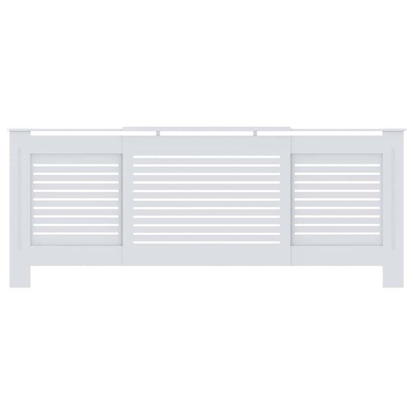 vidaXL radiatorskjuler 205 cm MDF hvid
