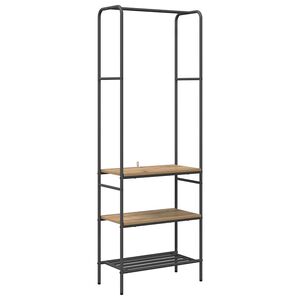 vidaXL T&oslash;jstativ Artisan Egetr&aelig; 60 x 30 x 171 cm Konstrueret tr&aelig;