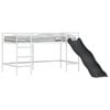 vidaXL Kids'loftseng med rutsjebane Hvid og Antracit 90 x 200 cm