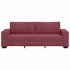 vidaXL 3-personers sofa 220x77x82 cm stof vinr&oslash;d