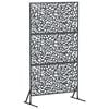 vidaXL Privatlivssk&aelig;rm 100 x 50 x 180 cm St&aring;l Antracit
