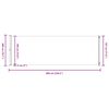 vidaXL sammenrullelig sidemarkise til terrassen 200x600 cm brun