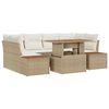 vidaXL Havesofa S&aelig;t 9 stk. Beige og creme