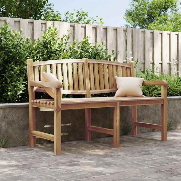 vidaXL haveb&aelig;nk 149,5x60x90 cm massivt teaktr&aelig;