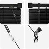vidaXL Persienner Indstillelig Sort 213 x 90 cm PVC