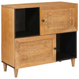 vidaXL Sideboard Lysebrun 33,5 x 80 x 75 cm