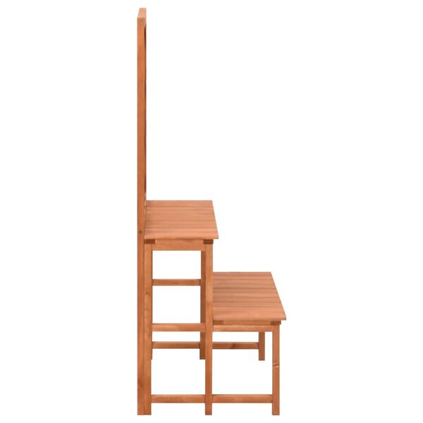 vidaXL plantestativ med espalier 70x42x115 cm massivt grantræ