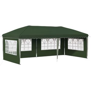 vidaXL Pop-up Festtelt 575 x 289 x 245 cm Gr&oslash;n