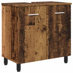 vidaXL Badev&aelig;relse Vaskeskab Gammelt tr&aelig; 60 x 35 x 60 cm