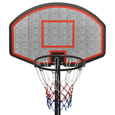vidaXL basketballstativ 237-307 cm polyethylen sort