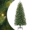 vidaXL Kunstigt juletr&aelig; Gr&oslash;n 120 cm PE og PVC