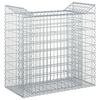 vidaXL Gabion h&oslash;jbed 50 x 100 x 100 cm Galvaniseret st&aring;l S&oslash;lv