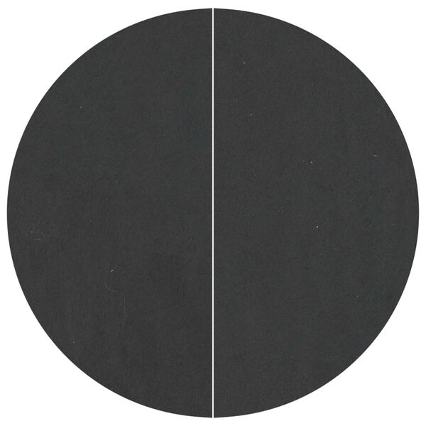 vidaXL Pool Bundark Sort &Oslash; 244 cm Non-woven stof