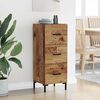 vidaXL Sideboard Gammelt tr&aelig; 34,5 x 34 x 90 cm Konstrueret tr&aelig;