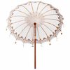 vidaXL Balinesisk Parasol Creme 215 x 215 x 260 cm