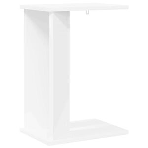 vidaXL Endebord Hvid 35 x 25 x 50 cm Konstrueret tr&aelig;