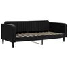 vidaXL daybed med madras 100x200 cm velour sort