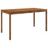 vidaXL Have Bar Bord Naturfarvet 196 x 100 x 105 cm Massivt Akacietr&aelig;