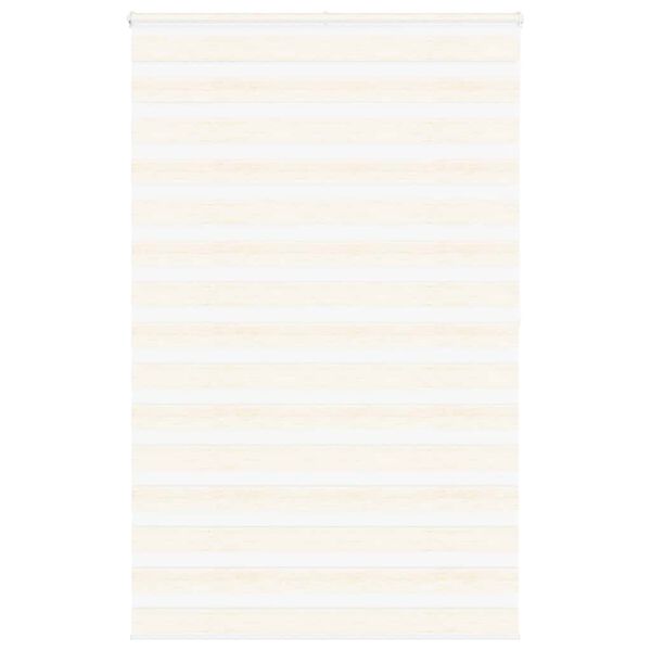 vidaXL zebragardin marmorbeige 140x200 cm stofbredde 135,9cm polyester
