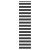 vidaXL zebragardin sort 65x230 cm stofbredde 60,9 cm polyester