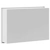 vidaXL Bruse Niche Hvid 45 x 30 x 9,5 cm Rustfrit stål
