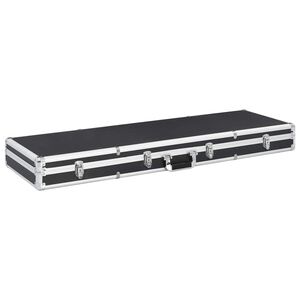 vidaXL v&aring;benkasse 118 x 38 x 12 cm aluminium sort
