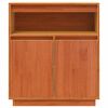 vidaXL Sideboard Voks brun 70 x 34 x 80 cm Massiv fyrretr&aelig;