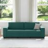 vidaXL 3-personers sofa 180 cm stof m&oslash;rkegr&oslash;n