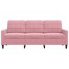 vidaXL 3-personers sofa 180 cm fl&oslash;jl lyser&oslash;d