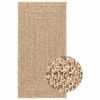 vidaXL gulvt&aelig;ppe ZIZUR 100x200 cm jute-look indend&oslash;rs og udend&oslash;rs