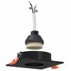 vidaXL Spotlight 24 stk. Sort 9 x 9 x 2 cm Aluminium