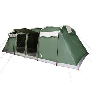 vidaXL 8-personers campingtelt vandt&aelig;t gr&oslash;n