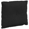 vidaXL Rygpude Sort 60 x 19 x 50 cm Stof