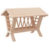 vidaXL kaninfoderautomat 44x33x33 cm massivt fyrretr&aelig;