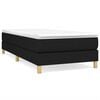 vidaXL Boxspring sengeramme 80x200 cm stof sort