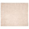 vidaXL Faux Kanin Pels T&aelig;ppe 4 pcs Beige 220 x 240 cm Polyester