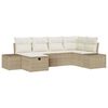 vidaXL Sofa S&aelig;t 6 stk. polyrattan