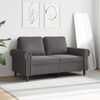 vidaXL 2-personers sofa 120 cm kunstl&aelig;der gr&aring;