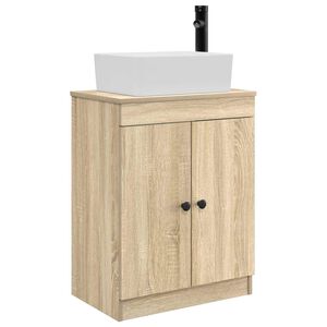 vidaXL Badev&aelig;relsesskabsunder Sonoma-eg 54 x 35 x 100 cm