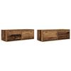 vidaXL tv-borde 2 stk. 80x31x25,5 cm konstrueret tr&aelig; gammelt tr&aelig;look